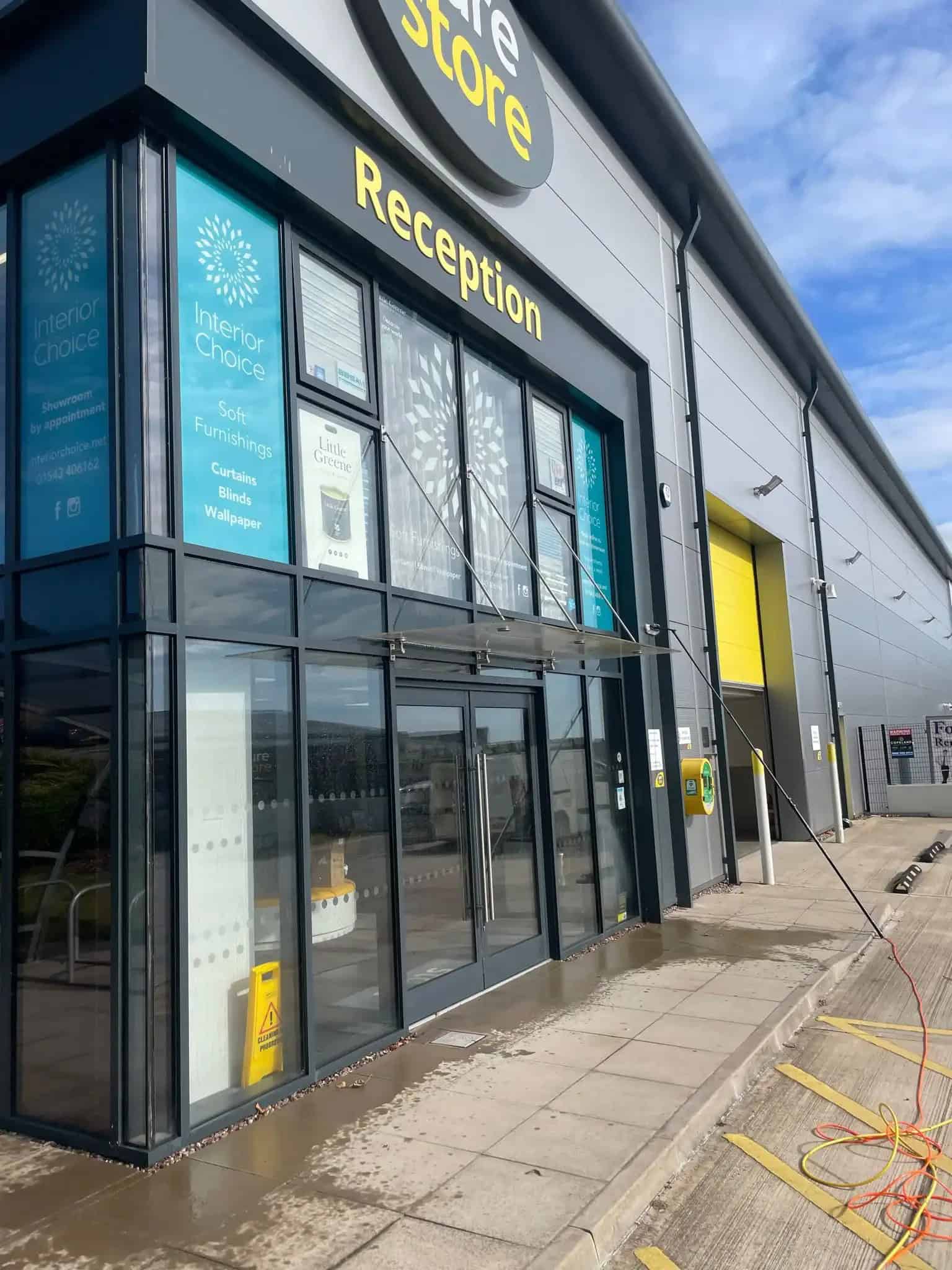 Commercial window cleaning for retail and industrial in Norton Canes WS11