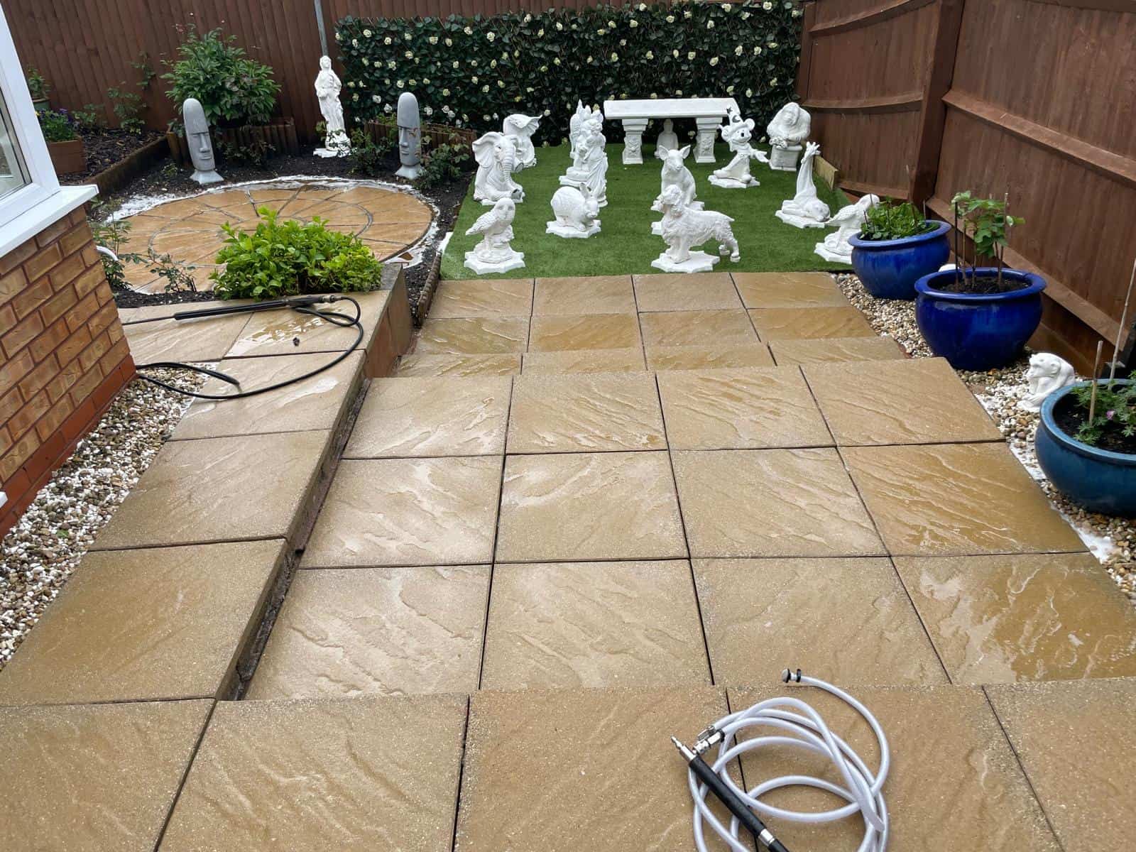 Professional patio pressure washing in Cheslyn Hay WS6