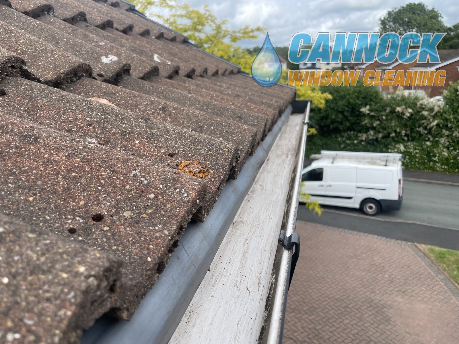 Clean empty gutters after professional gutter clearing Cannock WS11