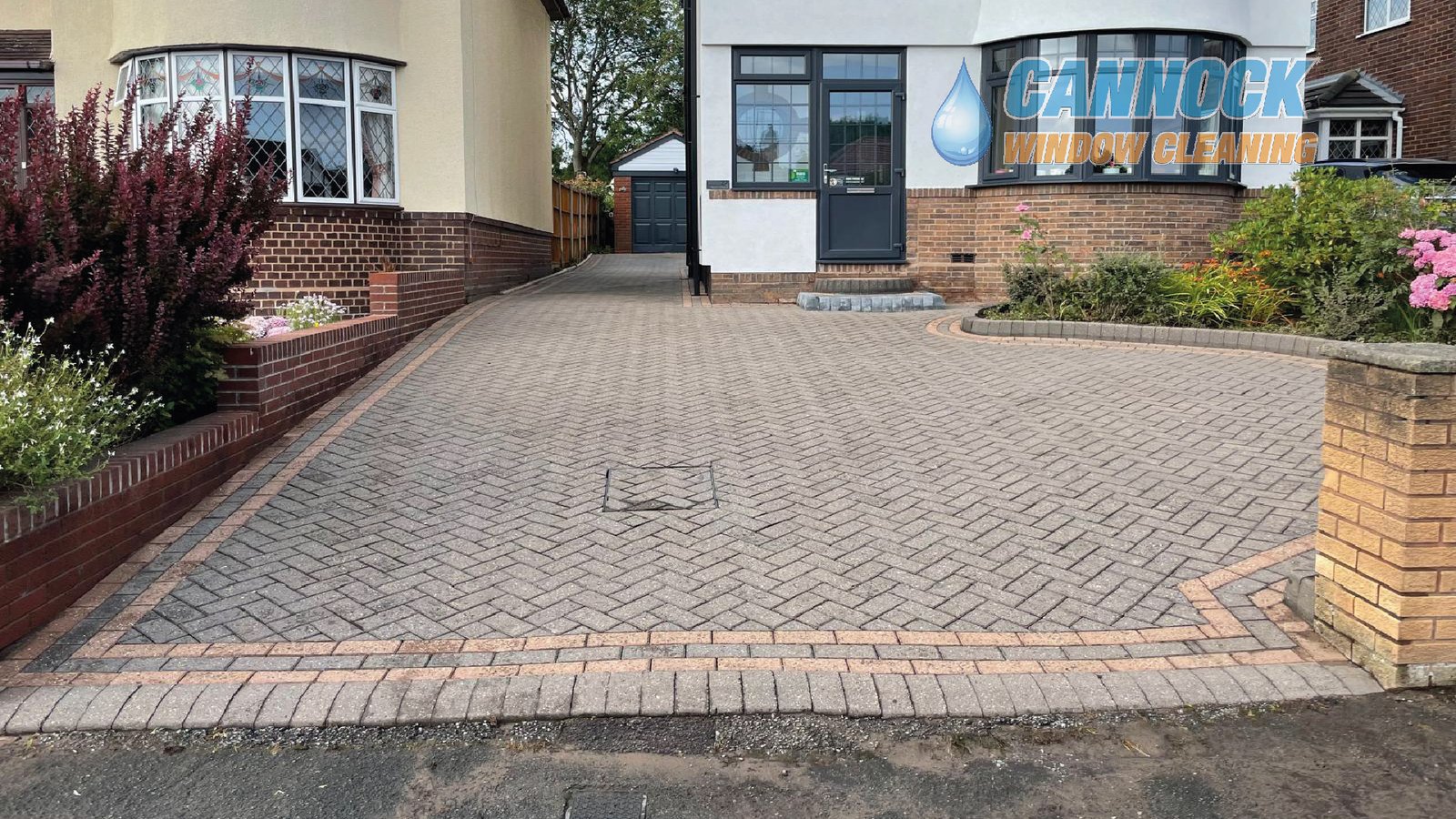 Driveway cleaning in Cannock, after the deep clean