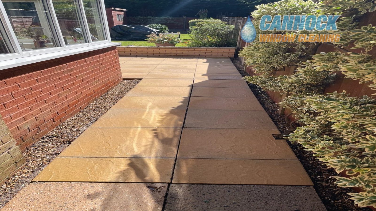 The same slab path clean and light